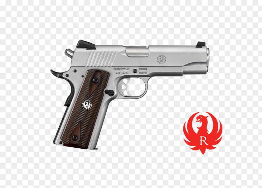 Colt 9mm Smg Ruger SR1911 .45 ACP Sturm, & Co. Pistol Firearm PNG
