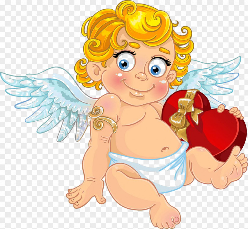 Cupid Angel Cartoon PNG