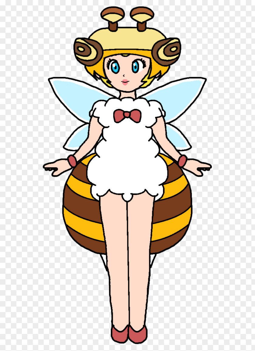 Honey Peach Bee Headgear Clip Art PNG