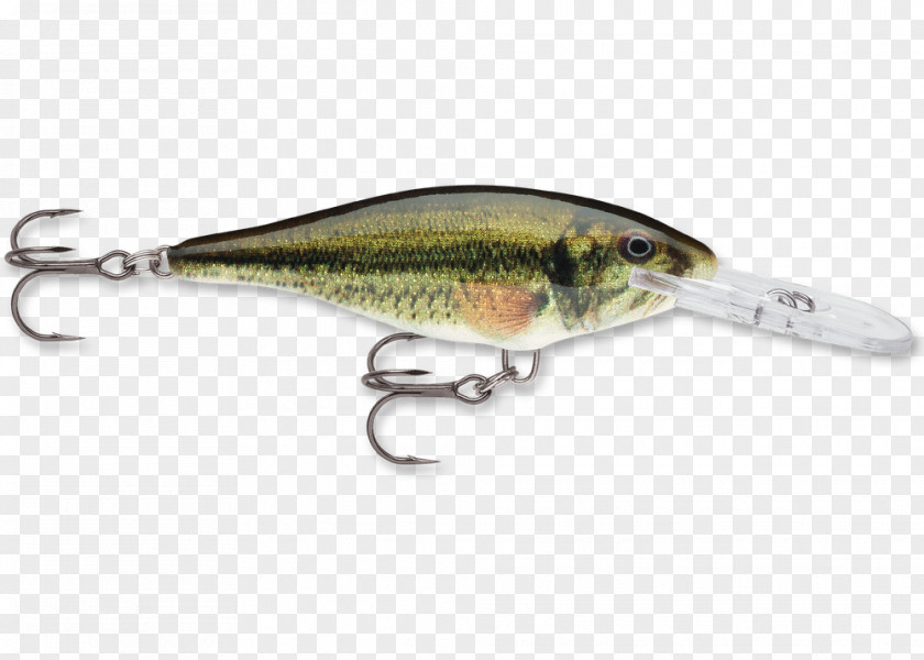 Large Mouth Bass Rapala Fishing Baits & Lures Plug Swimbait PNG