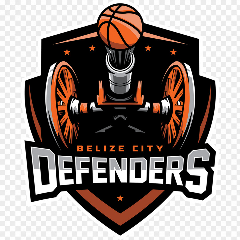 Belize City San Pedro Town Summit University Defenders Men's Basketball Logo PNG