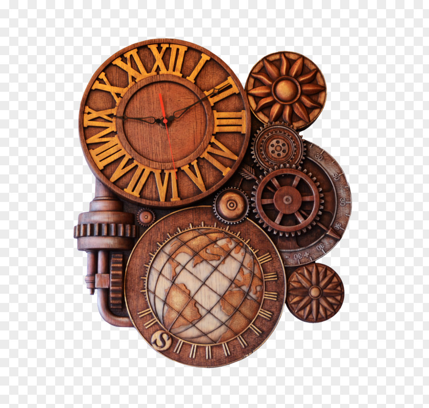 Clock Astronomical Quartz Alarm Clocks Steampunk PNG