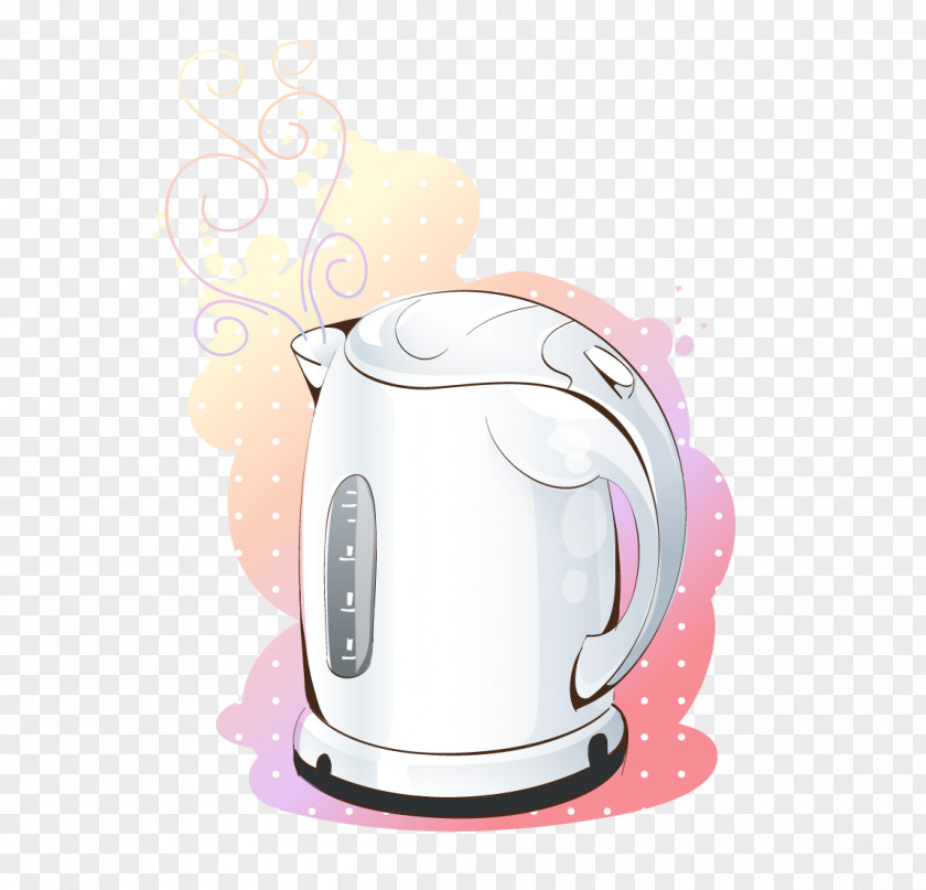 Kettle Cartoon Electricity Electric Heating PNG