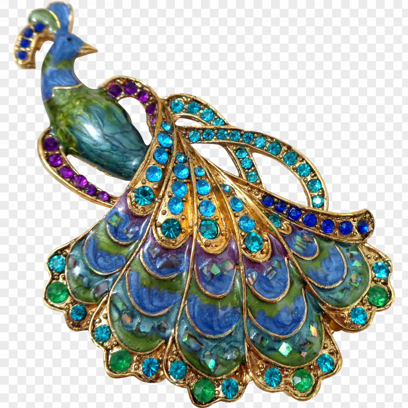 Peacock Jewellery Turquoise Gemstone Brooch Clothing Accessories PNG