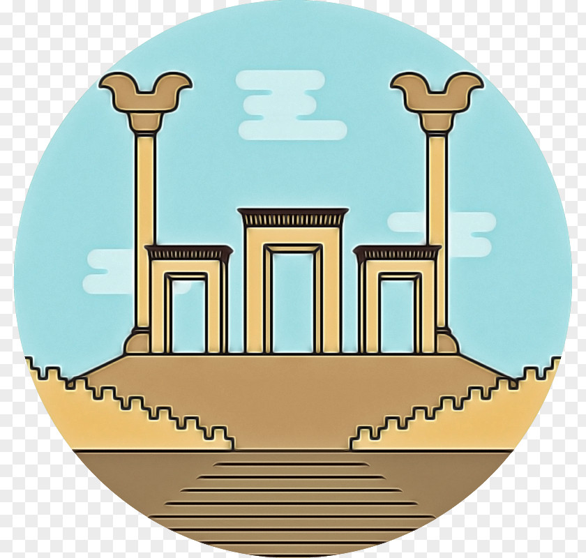 Persepolis City Logo Behinburg Tour & Travel Company PNG