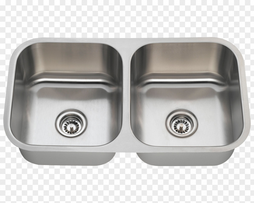 Sink Kitchen Stainless Steel Tap PNG