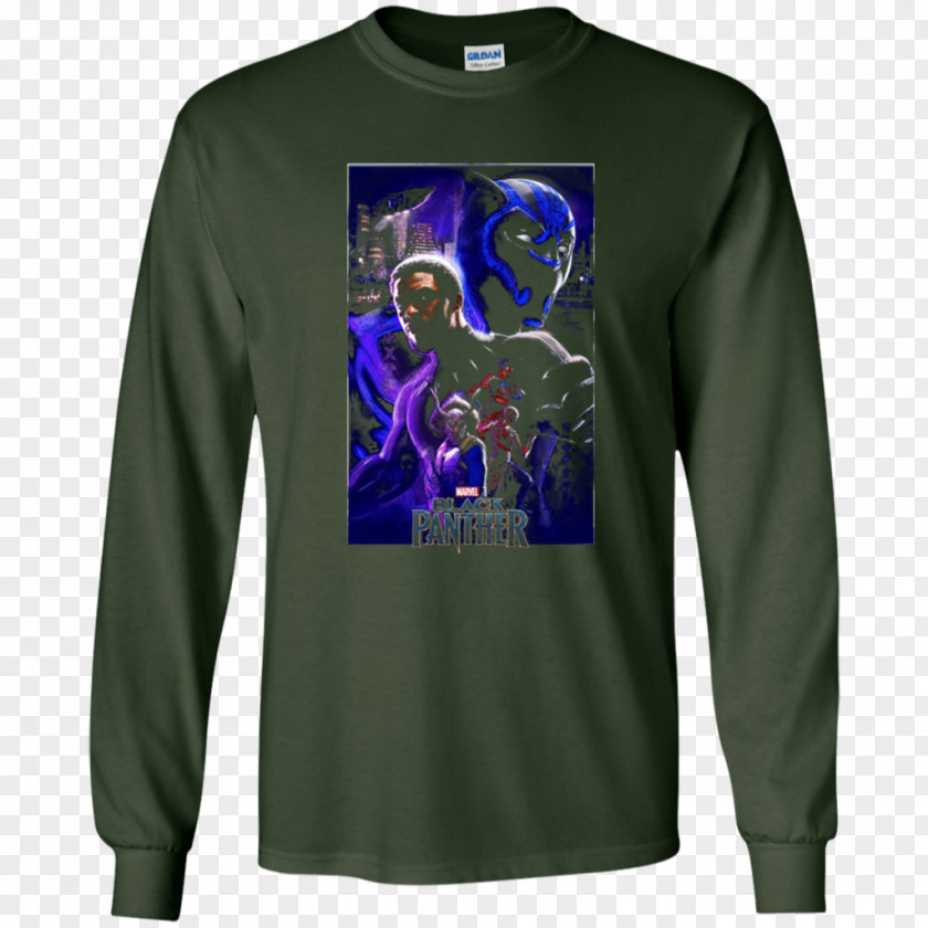 Wakanda T-shirt Hoodie Sleeve Sweater PNG