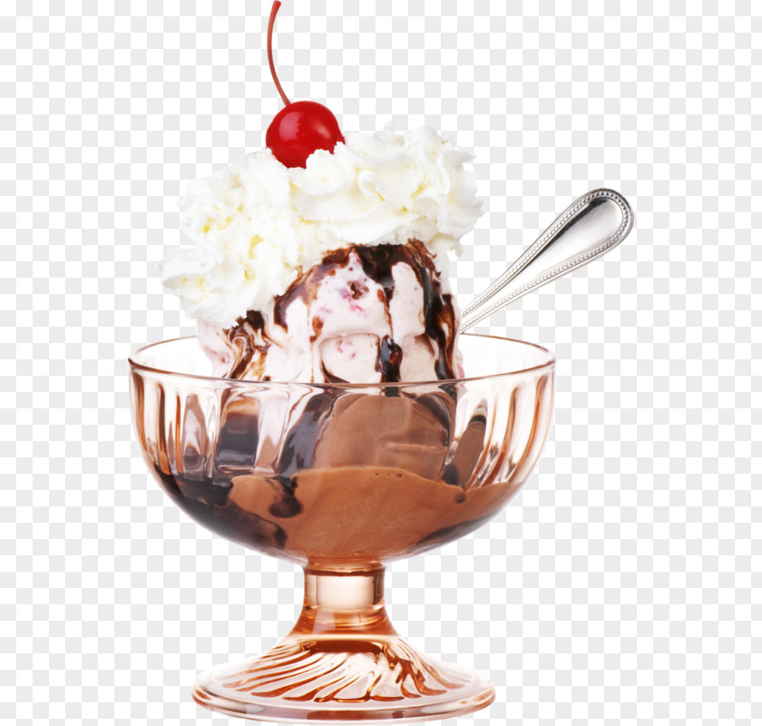 Ice Cream Sundae Fudge Chocolate PNG