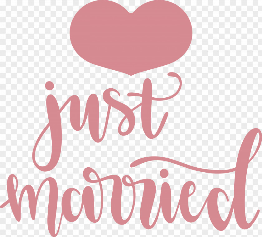 Just Married Wedding PNG