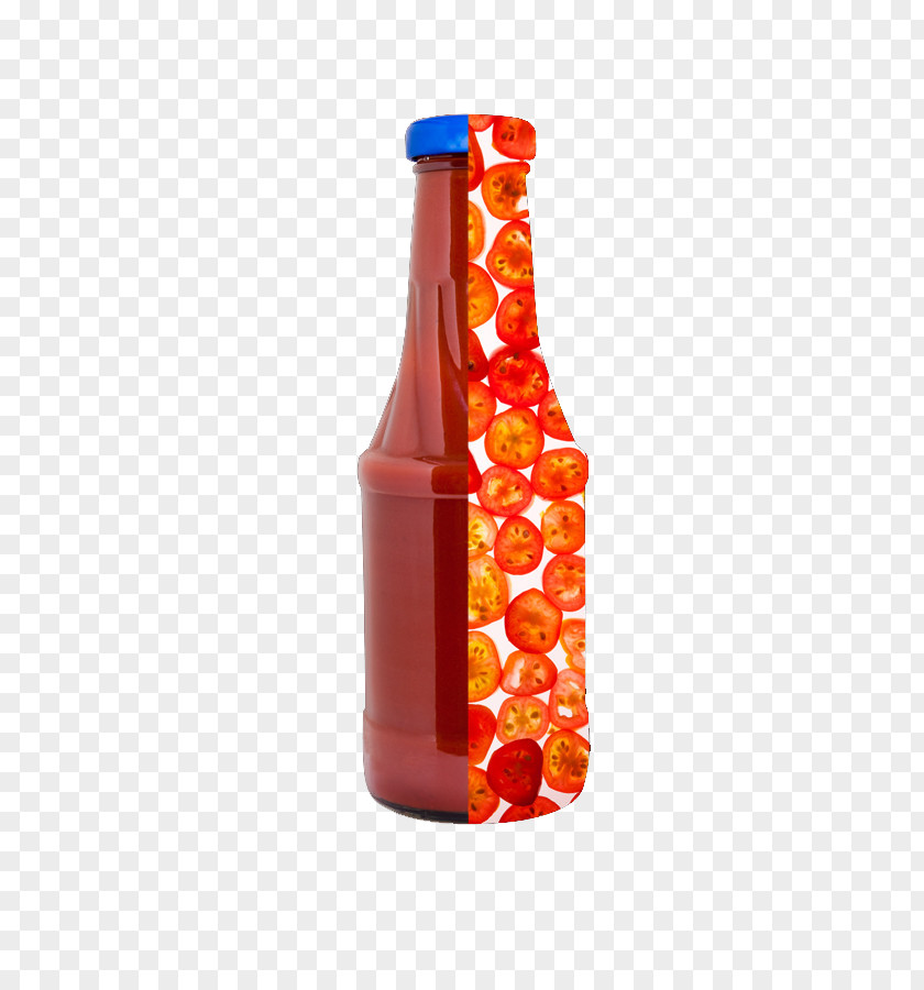 Red Glass Bottle PNG
