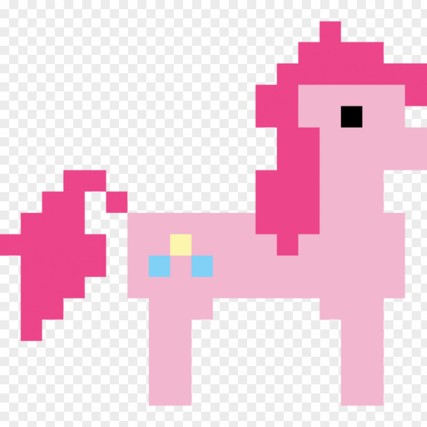 8 BIT Pinkie Pie Twilight Sparkle Pony 8-bit Color PNG