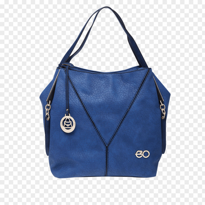 Bag Hobo Tote Blue Leather Handbag PNG