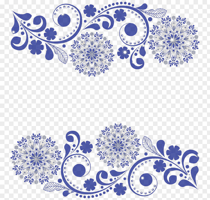 Free Light Blue Flowers Border Buckle Material PNG light blue flowers border buckle material clipart PNG