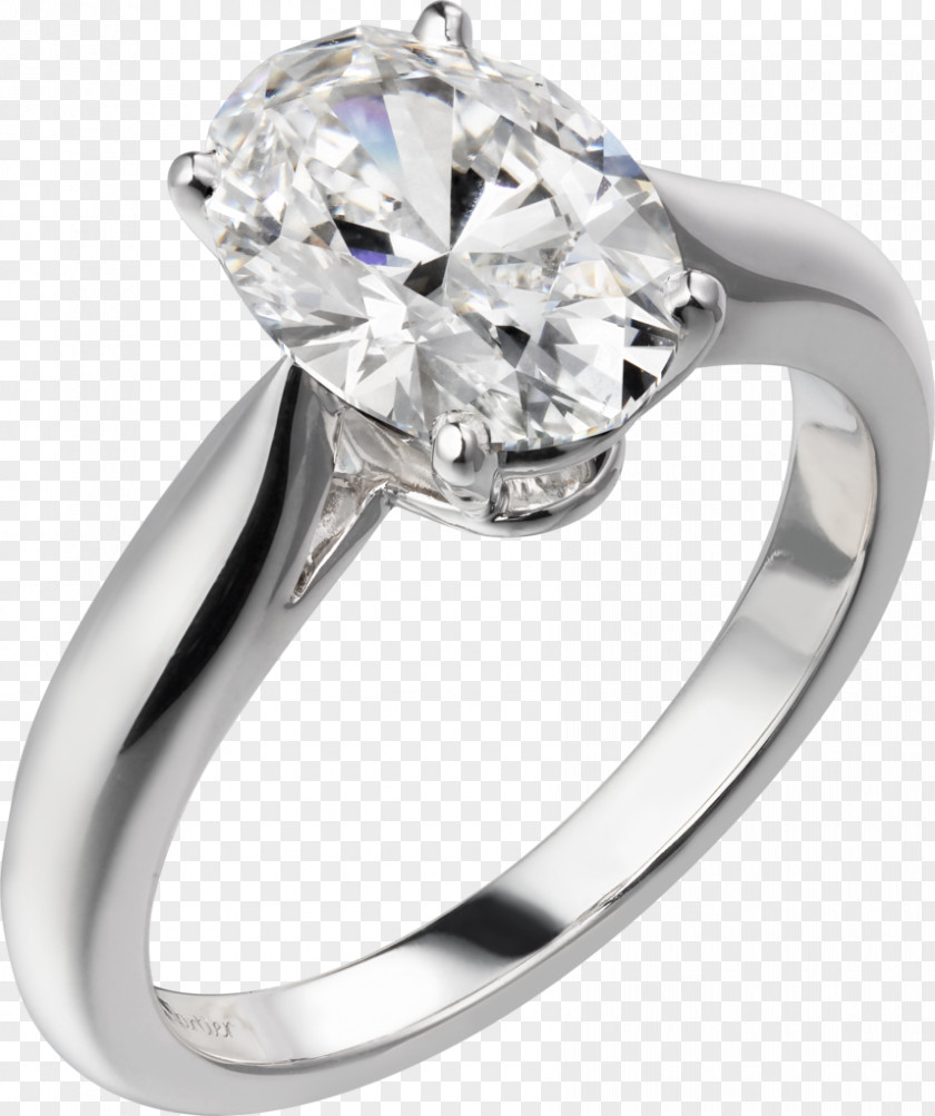 Ring Engagement Diamond Cartier Jewellery PNG