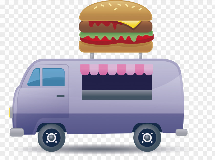 Beef Burger Fast Food Car Hamburger Hot Dog PNG