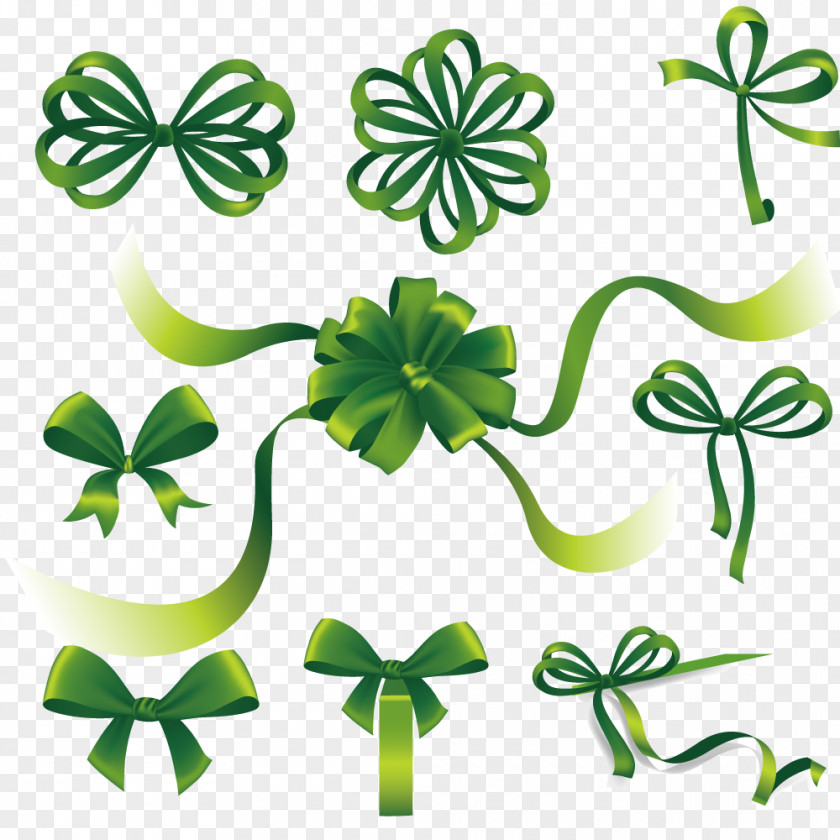 Green Bow Ribbon Gift Royalty-free Stock Photography PNG