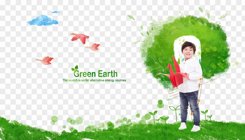 Green Earth Poster PNG