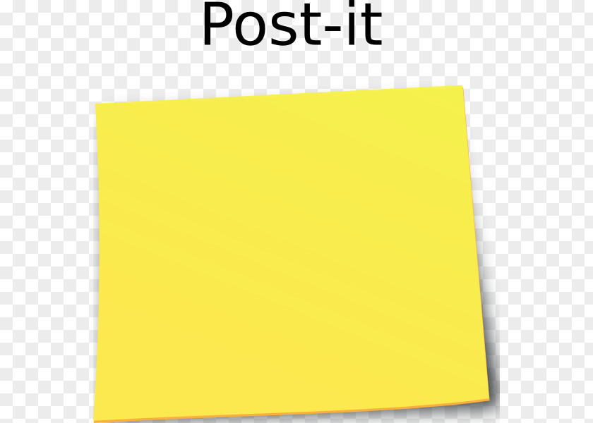 Post It Note Post-it Paper Download Clip Art PNG