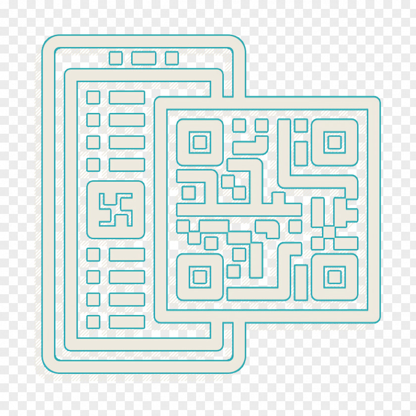 Qr Code Icon Mobile Interface Ui PNG