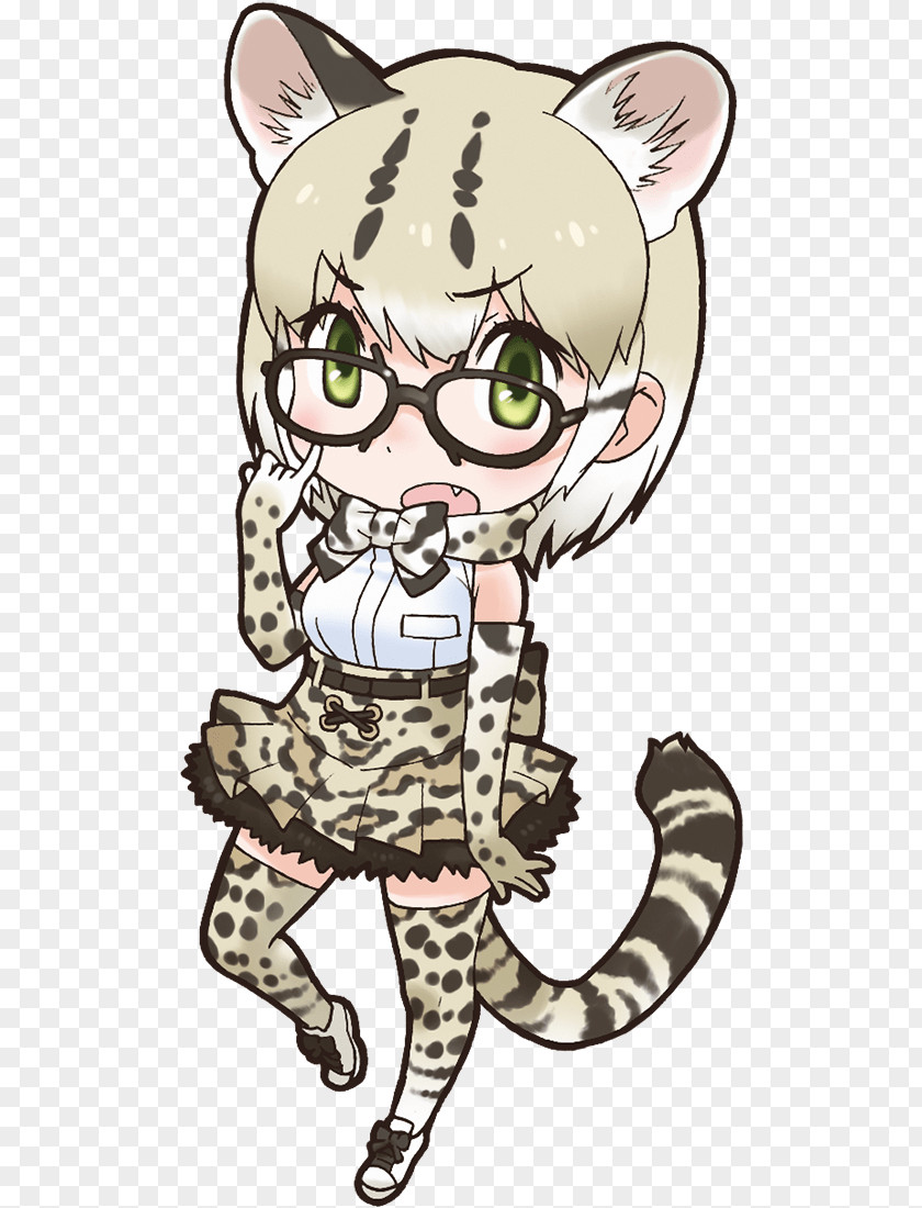 Cat Kemono Friends Margay American Beaver Pachydyptes PNG