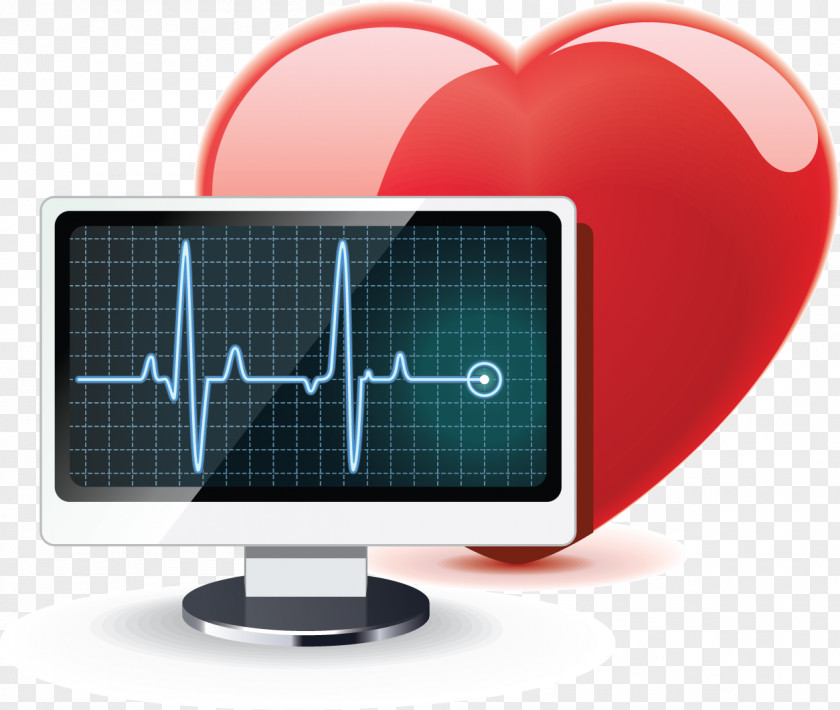 Computer Data Vector Medical Device Electrocardiography Hospital Physician Diagnosis PNG