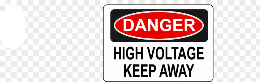 High Voltage Hazard Sign Keep Out Arc Flash Safety PNG