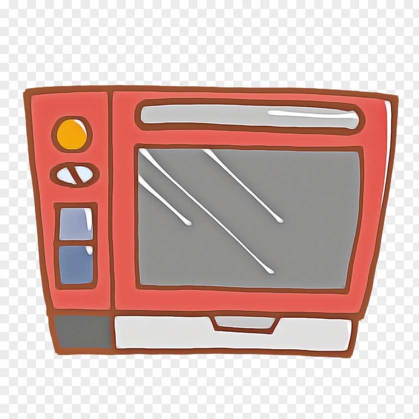 Microwave Oven Cartoon Kitchen Rectangle M PNG