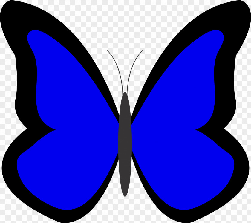 Thorough Cliparts Butterfly Blue Color Clip Art PNG