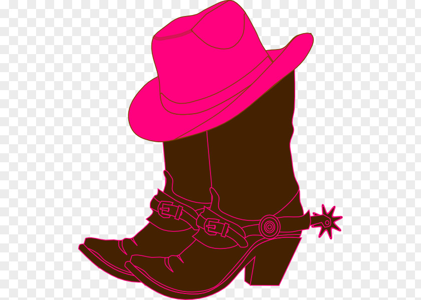 Western Cowgirl Cliparts Cowboy Boot Hat Clip Art PNG