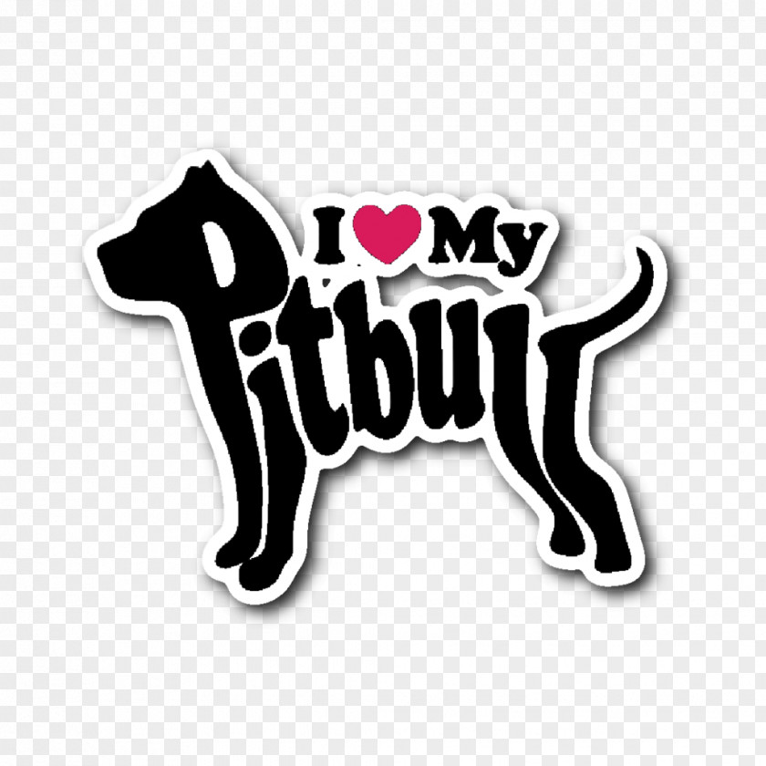 Bull American Pit Terrier Sticker Decal PNG