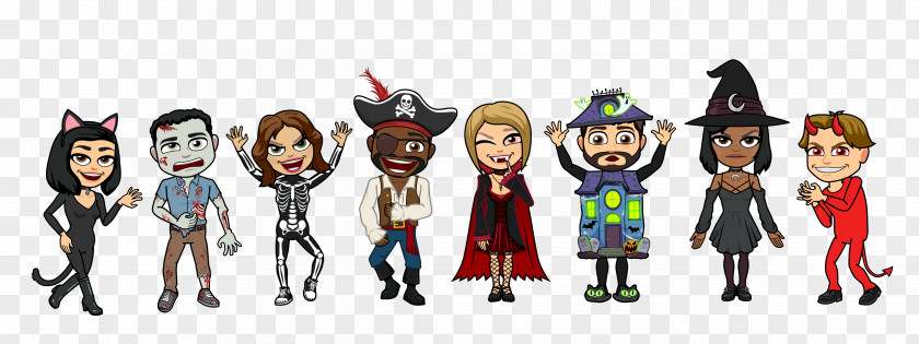 Halloween Bitstrips Sticker Costume Snap Inc. PNG