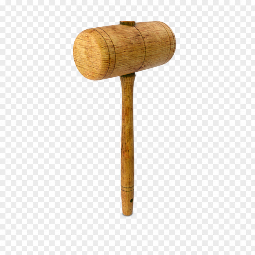 Vintage Mallet Wood Hammer PNG