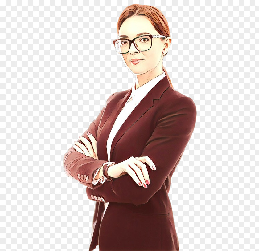 Formal Wear Smile Glasses Background PNG