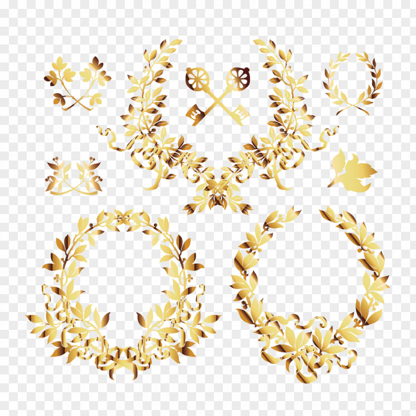 Gold Pattern Yellow Body Jewellery Font PNG