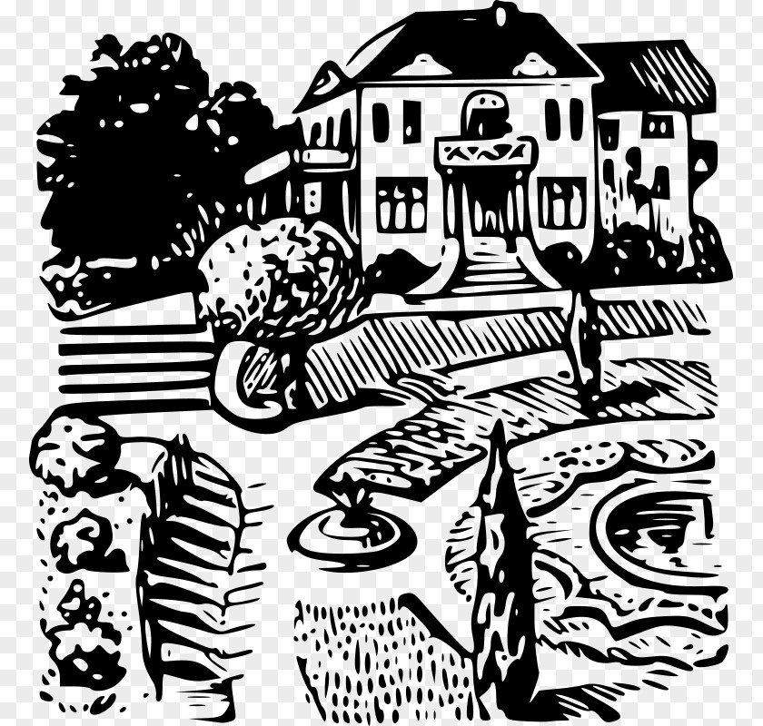 Manor House Mansion Clip Art PNG