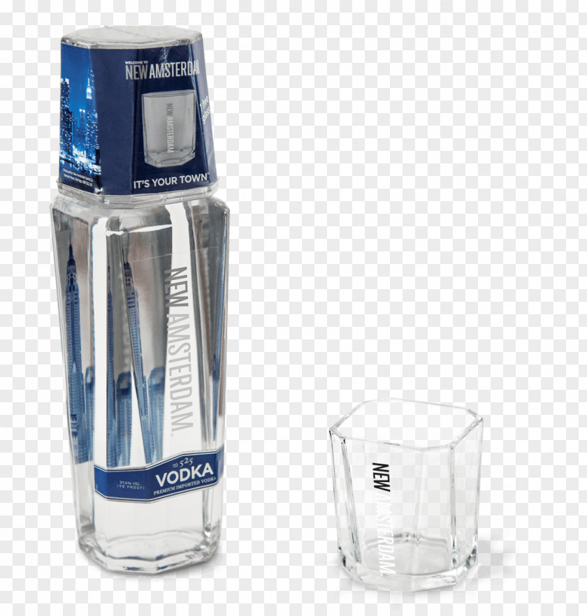 Vodka Packaging Marketing Glass Bottle Clamshell PNG