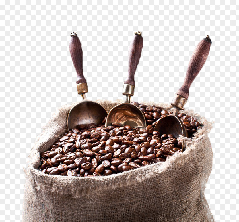 A Bag Of Coffee Beans Picture Bean Espresso Tea Cafe PNG