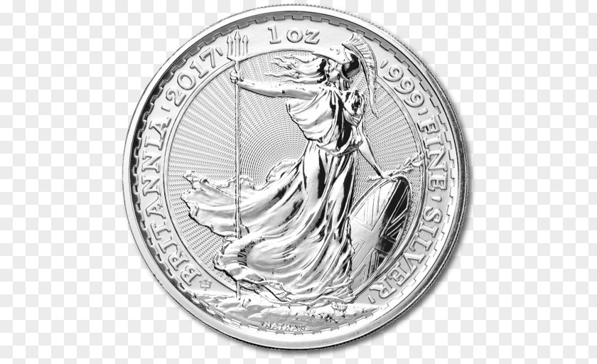 Coin Silver Britannia PNG