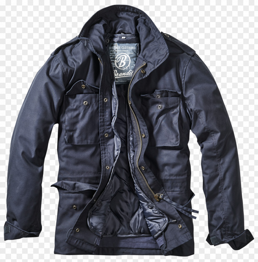 Jacket M-1965 Field Navy Blue Military Coat PNG