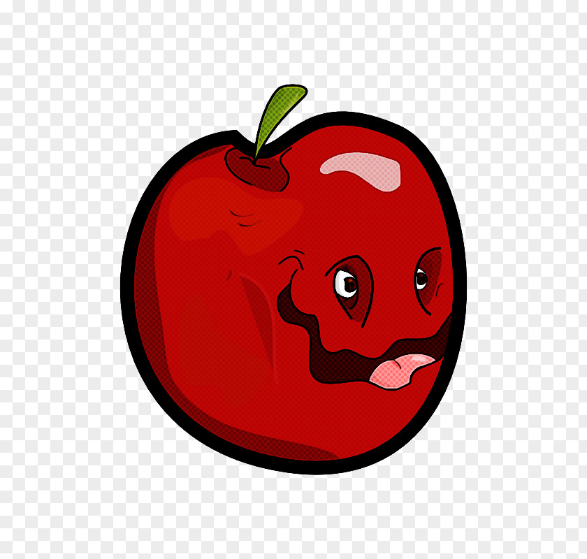 Red Bell Pepper Fruit Cartoon Capsicum PNG