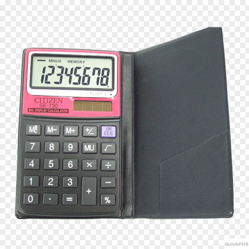 Calculator Scientific Citizen CT-555 Point Of Sale Operation PNG