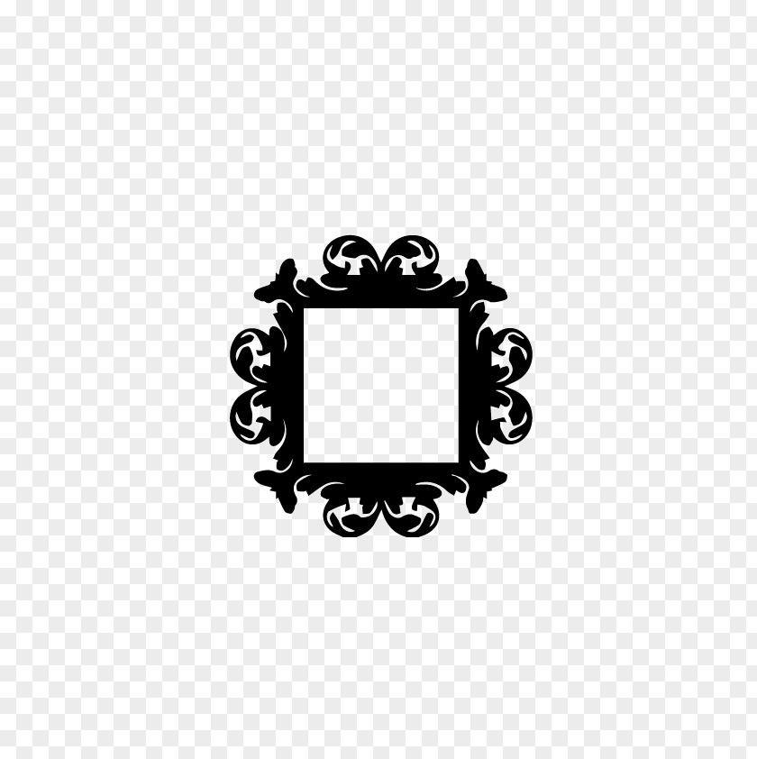 Silhouette Victorian Era Picture Frames Drawing PNG