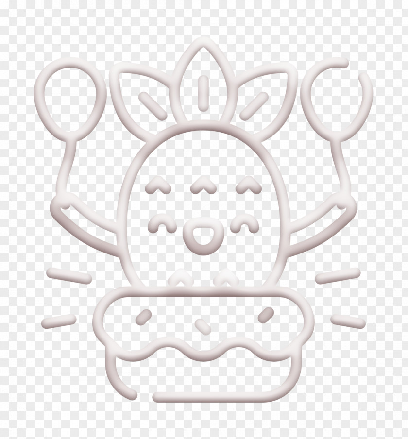 Birthday Icon Pineapple Character And Party PNG