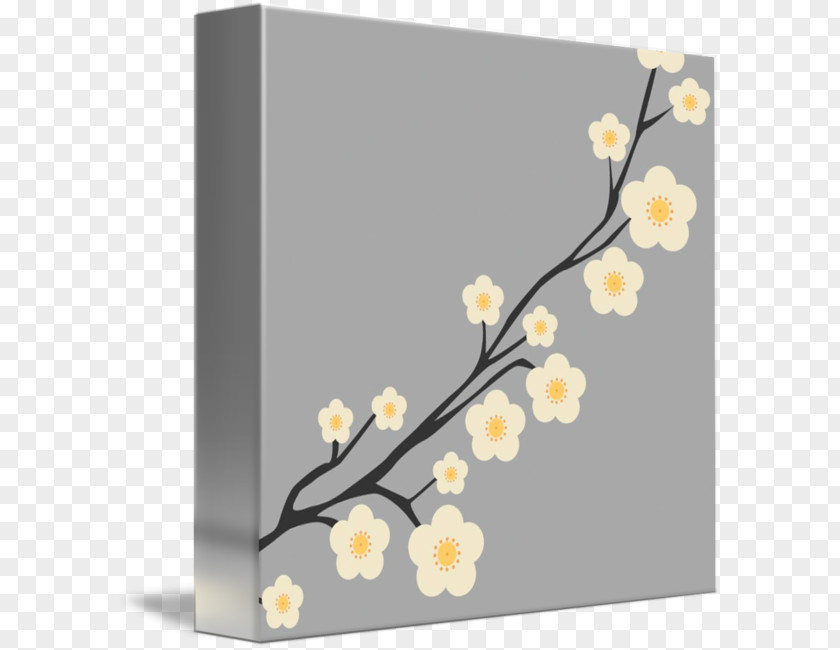 Gray Flowers Flower Cherry Blossom Plant ST.AU.150 MIN.V.UNC.NR AD PNG