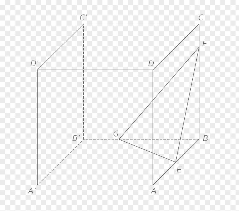 Three Dimensional Square Triangle Drawing PNG