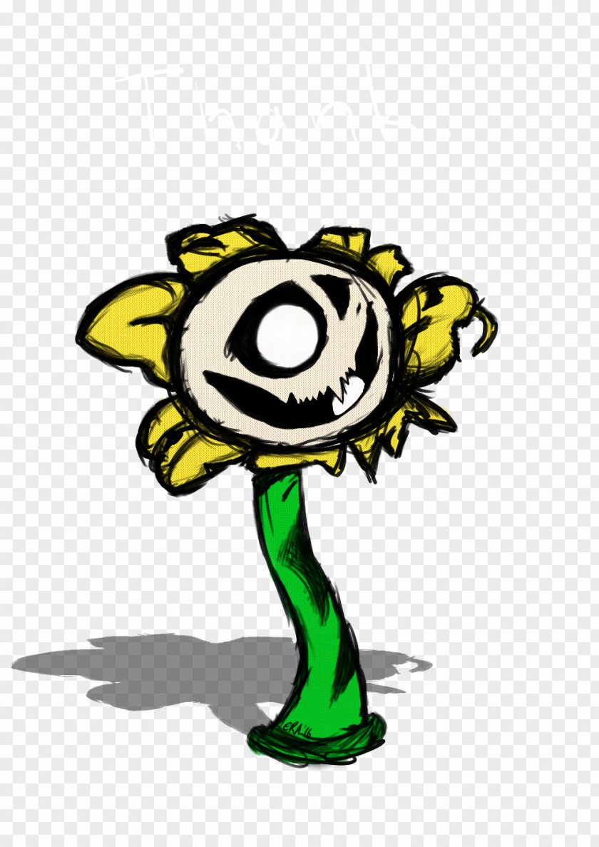 Undertale Flowey Character Clip Art PNG