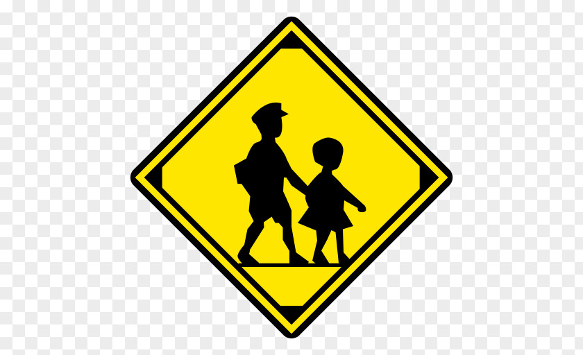 Child Traffic Sign Warning PNG