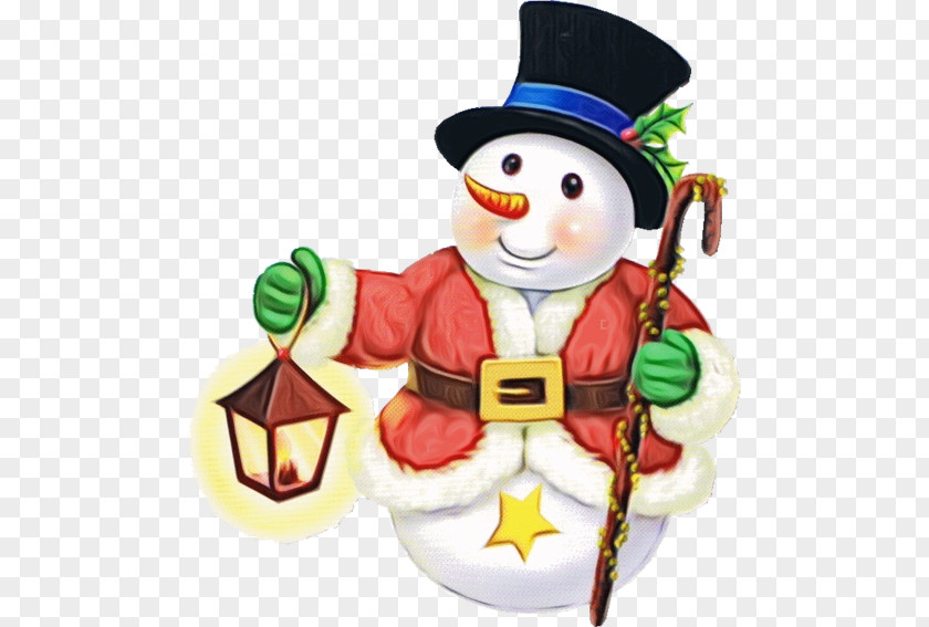 Christmas Cartoon Snowman PNG