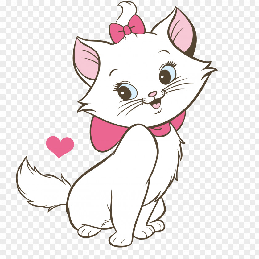 Cute Cat Minnie Mouse Marie Kitten Aristogatos PNG