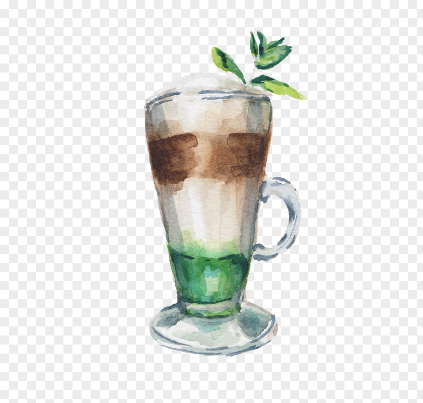 Glass Tea Cup Drink Ice Cream PNG